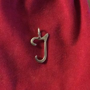 Cursive “T” Silver Pendant